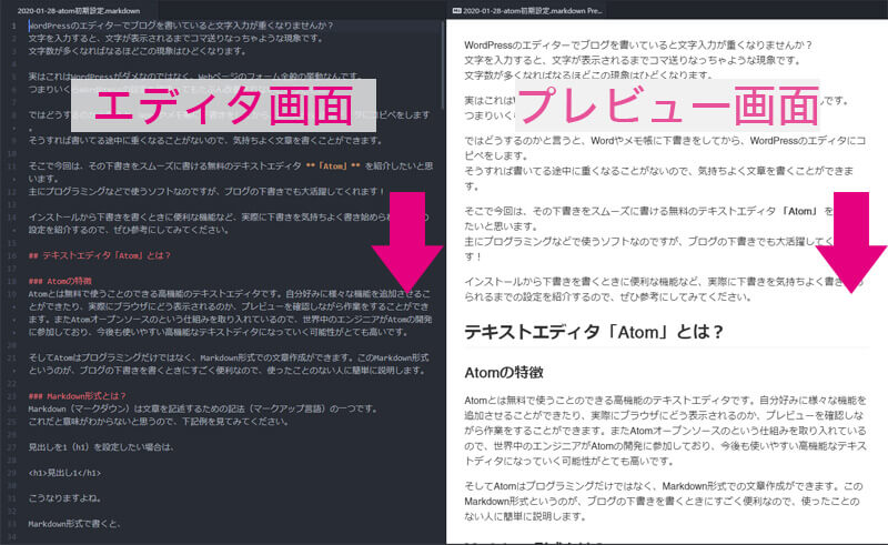 Atom設定 Wordpressの下書きで大活躍するテキストエディタ 爆速 ぬるくいきる教科書